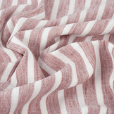 Linnenlook Strepen Cerise Rood