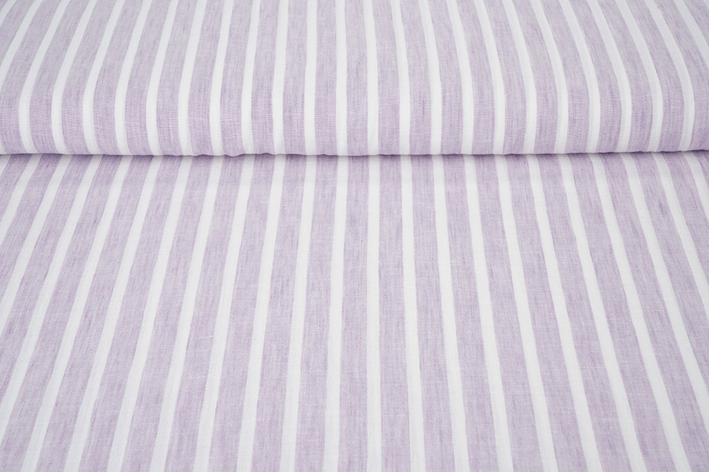 Linnenlook Strepen Lila
