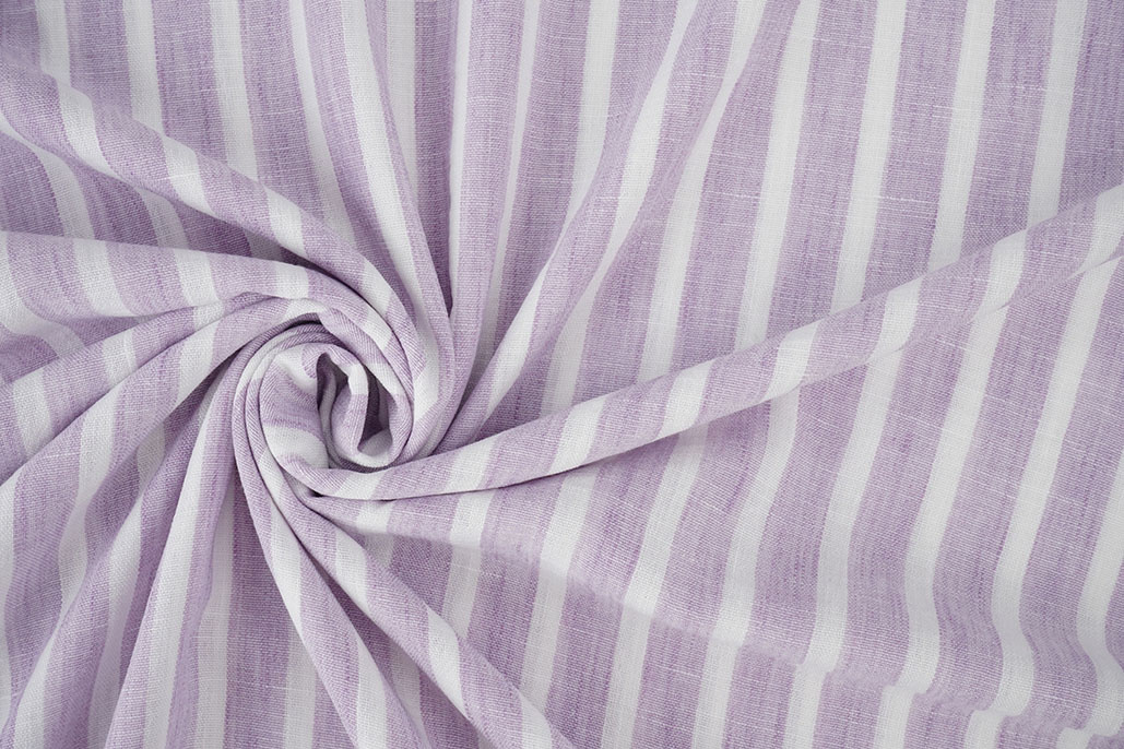 Linnenlook Strepen Lila