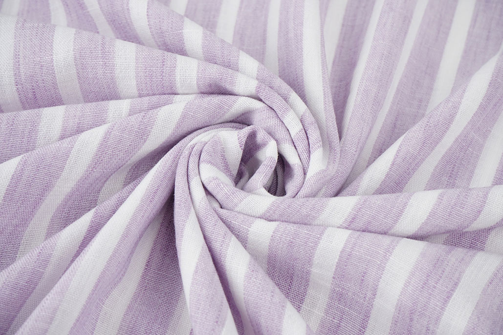 Linnenlook Strepen Lila