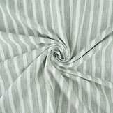 Linnenlook Strepen Oud Groen