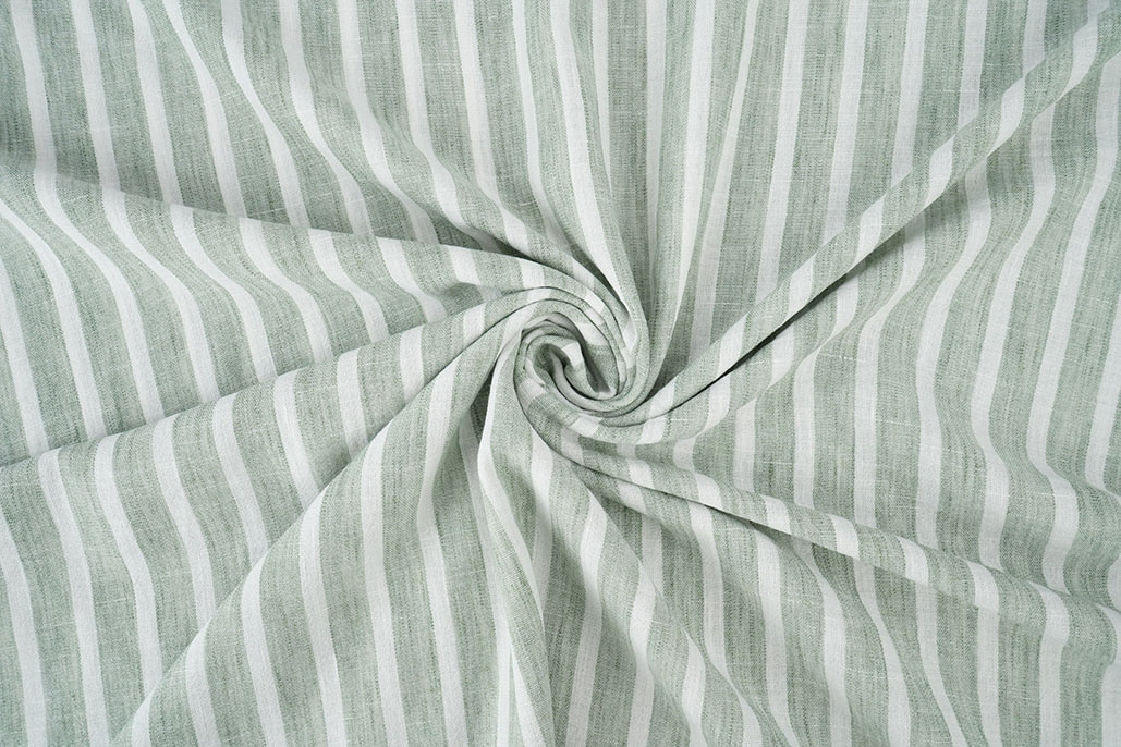 Linenlook Stripes Old Green