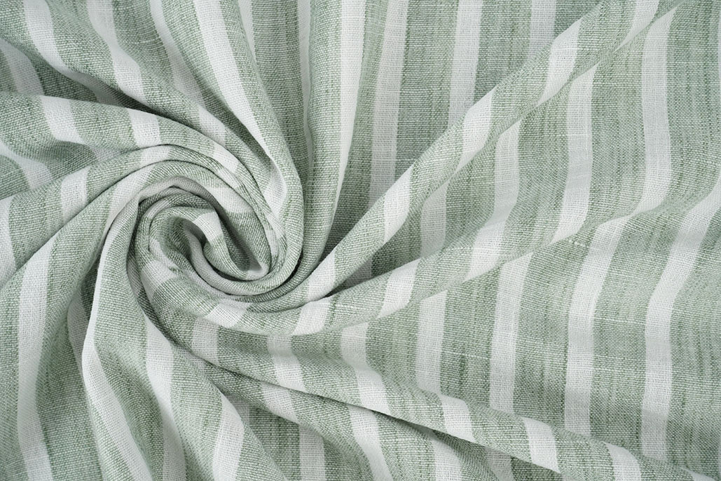 Linenlook Stripes Old Green
