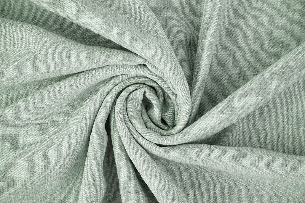 Linnenlook Uni Oud Groen
