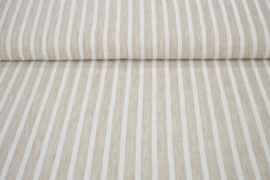 Linenlook Stripes Beige