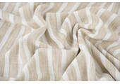 Linnenlook Strepen Beige