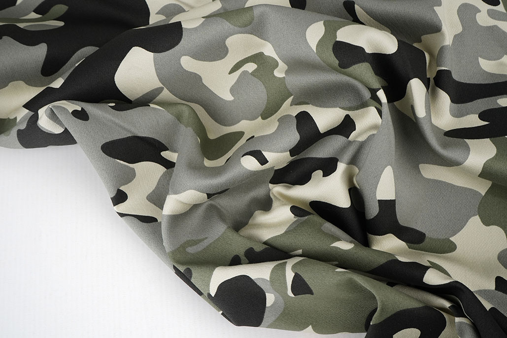 Camouflage Denim Oud Groen