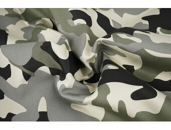 Camouflage Denim Oud Groen