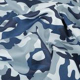 Camouflage Denim Blau