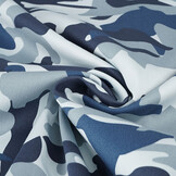 Camouflage Denim Blauw