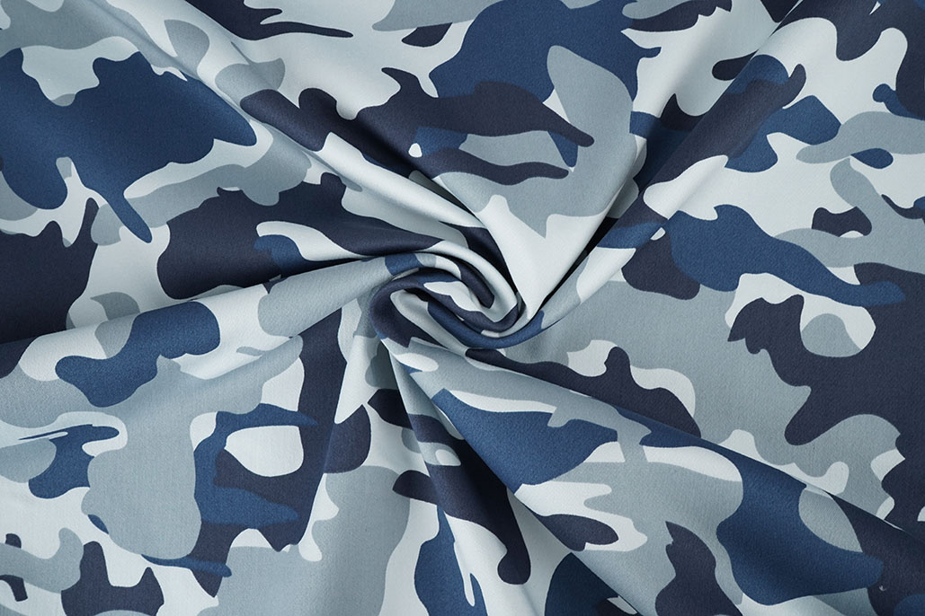 Camouflage Denim Blue