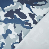 Camouflage Denim Blauw