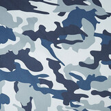 Camouflage Denim Blau
