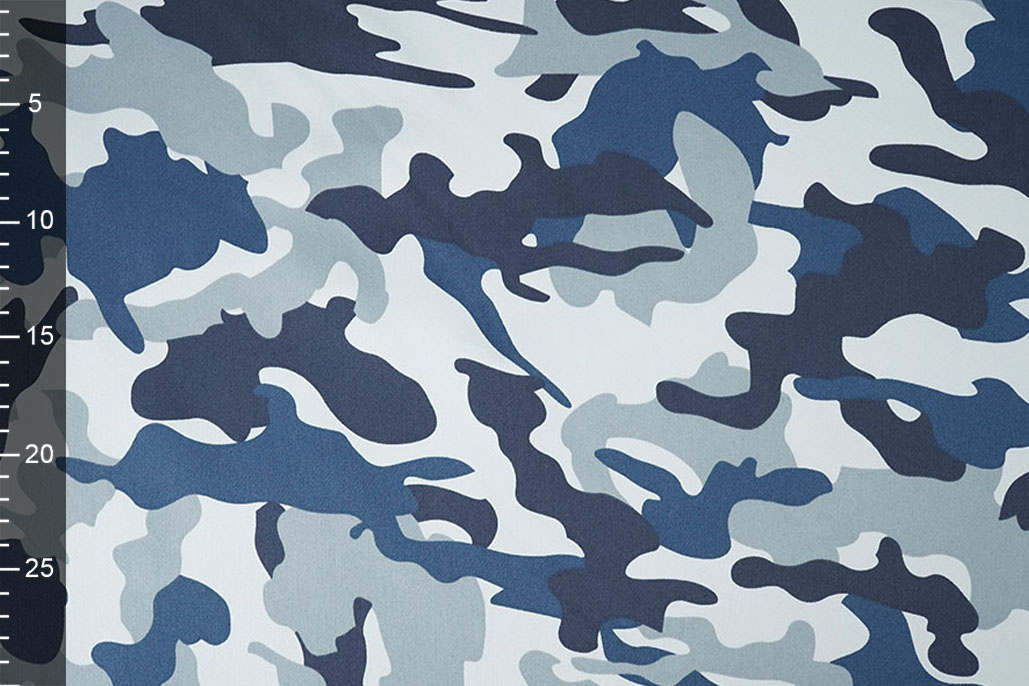 Camouflage Denim Blue