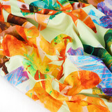 Cotton Jersey Leaves Cato Green