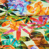 Cotton Jersey Leaves Cato Green