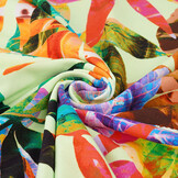 Cotton Jersey Leaves Cato Green