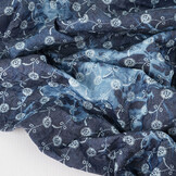 Bedrukte Crinkle Jeans Josephine