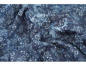 Bedrukte Crinkle Jeans Camille