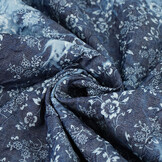 Bedrukte Crinkle Jeans Camille