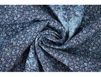 Bedrukte Crinkle Jeans Elize