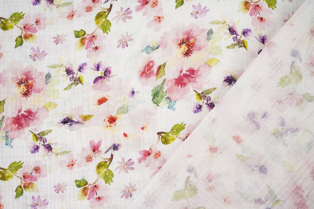 Double Gauze Flowers Heidi