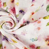 Baumwoll Musselin Blumen Heidi