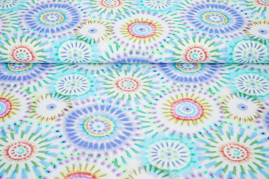 Stretch Cotton Bowien Lilac Blue