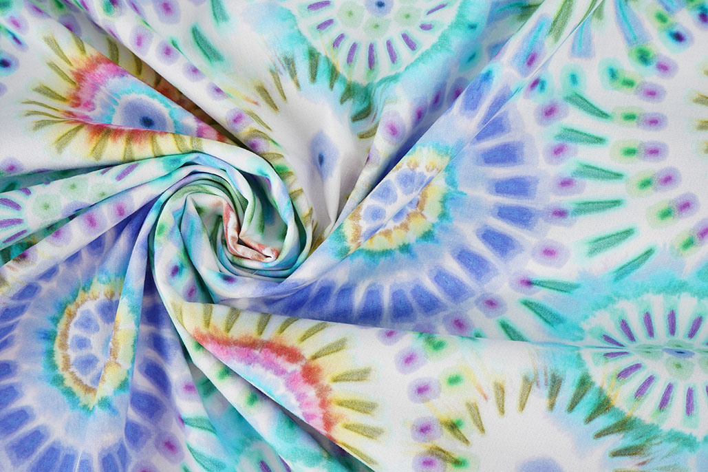 Stretch Cotton Bowien Lilac Blue