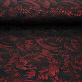 Brokaat Davida Zwart Rood