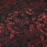 Brocade Davida Black Red