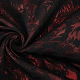 Brocade Davida Black Red