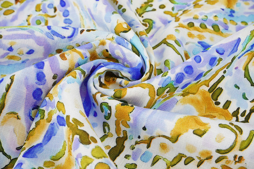 Linenlook Viscose Stretch Cilia Multi 1