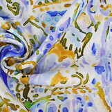 Linenlook Viscose Stretch Cilia Multi 1