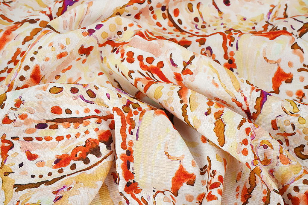 Linenlook Viscose Stretch Cilia Multi 2