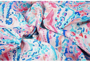 Linenlook Viscose Stretch Cilia Multi 3