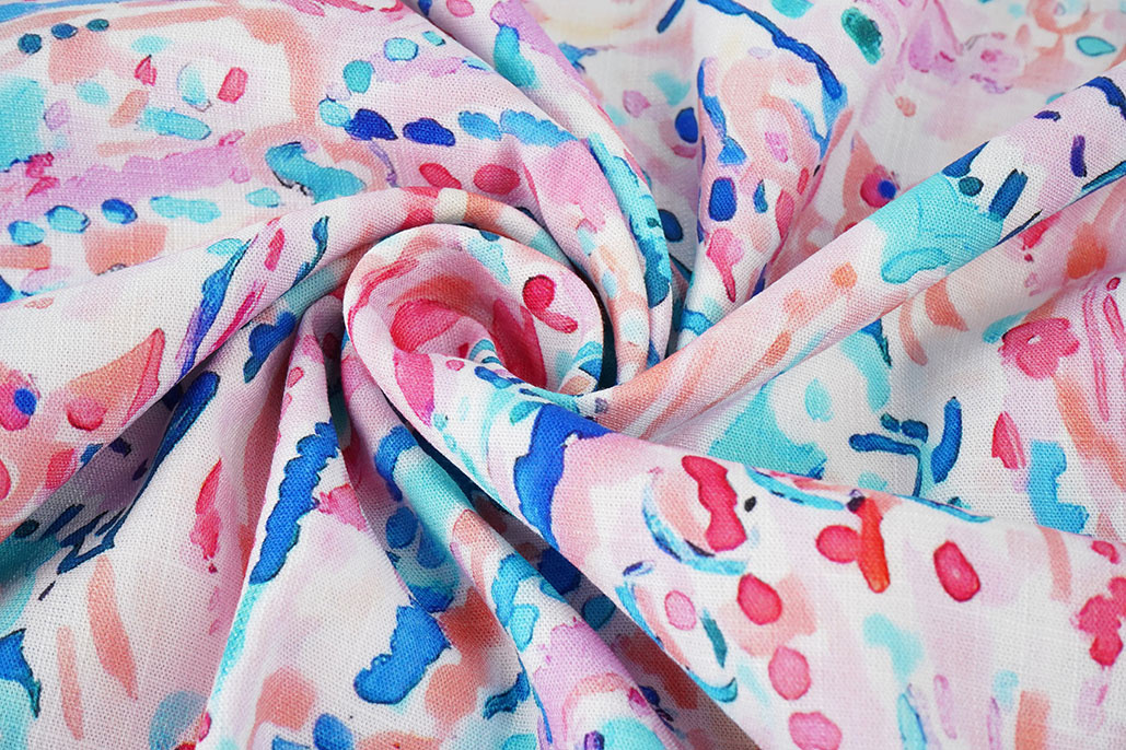 Linenlook Viscose Stretch Cilia Multi 3