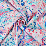 Linnenlook Viscose Stretch Cilia Multi 3