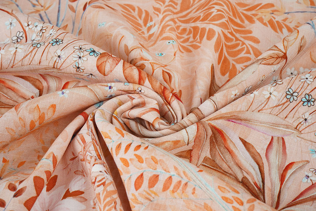 Linenlook Viscose Stretch Denise Salmon