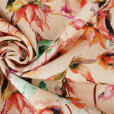 Linen Cotton Flowers Charmaine
