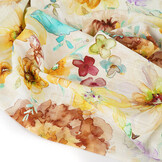 Viscose Linnen Bloemen Dionne Geel