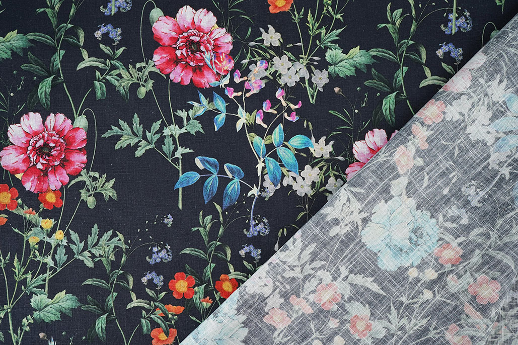 Leinen Baumwolle Blumen Hetty