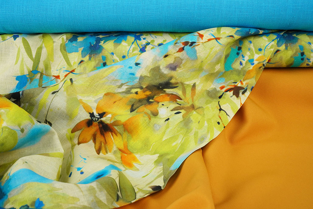 Linen Cotton Flowers Dewi