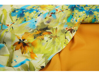 Linen Cotton Flowers Dewi