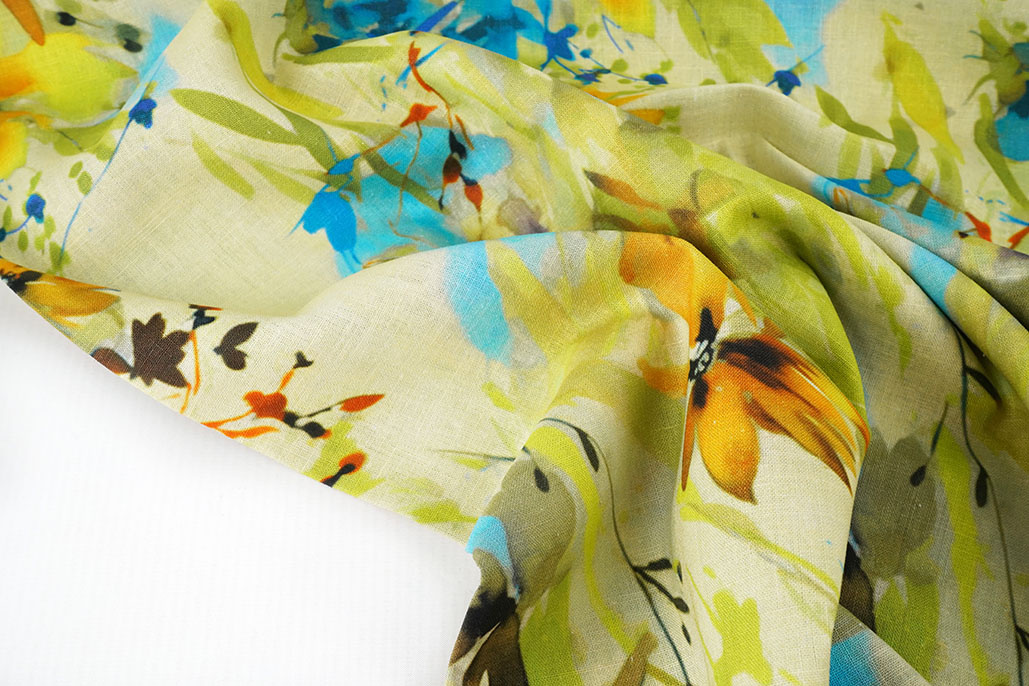 Linen Cotton Flowers Dewi