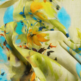 Leinen Baumwolle Blumen Dewi