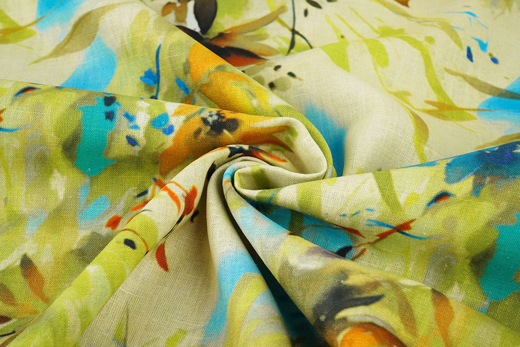 Linen Cotton Flowers Dewi