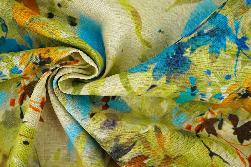 Linen Cotton Flowers Dewi