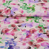 Linen Cotton Babette Pink - Green