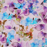 Linnen Katoen Babette Paars - Blauw